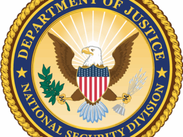 “U.S. Attorney Announces Seizure of Over $1M in Crypto DOJ NSD Seal 500x500