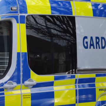 Garda police van