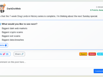 Vote: What Should the Next Weekly Series Be?